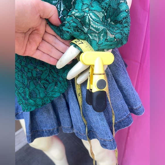 NWT Crochet see true green top with cap sleeves size XL - Picture 11 of 15